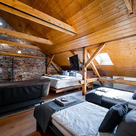 Vintage Industrial Apartment Kosice